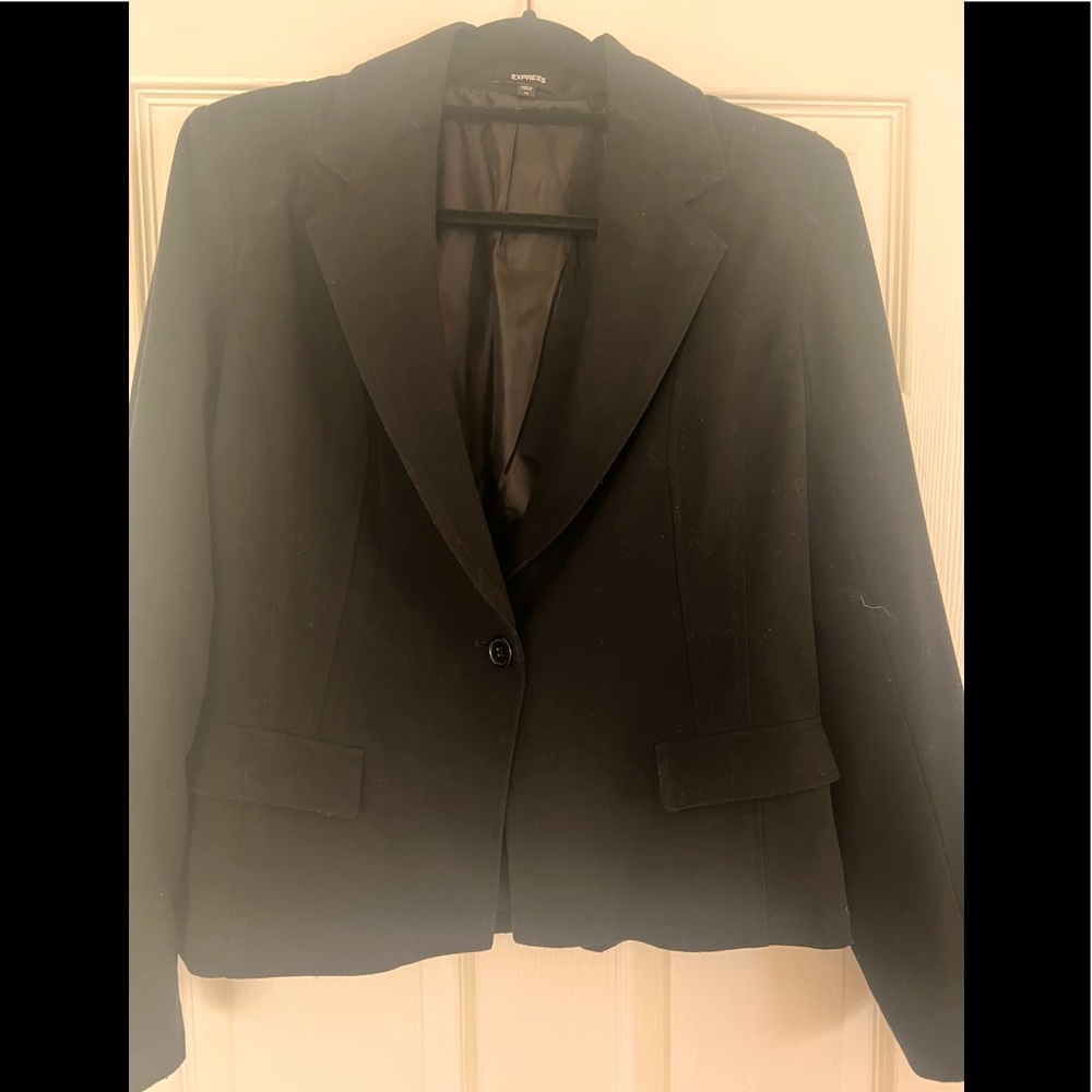Express black coat